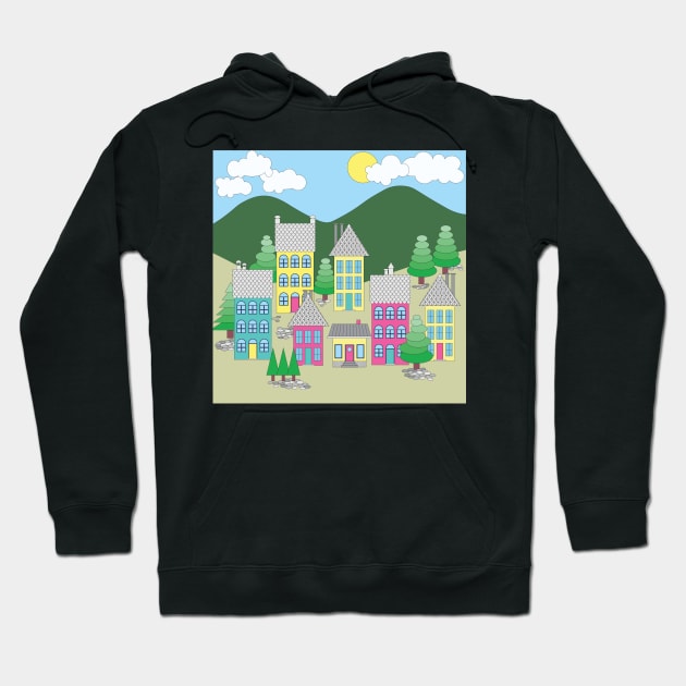 Barrio Alto Verano Hoodie by FrancesPoff